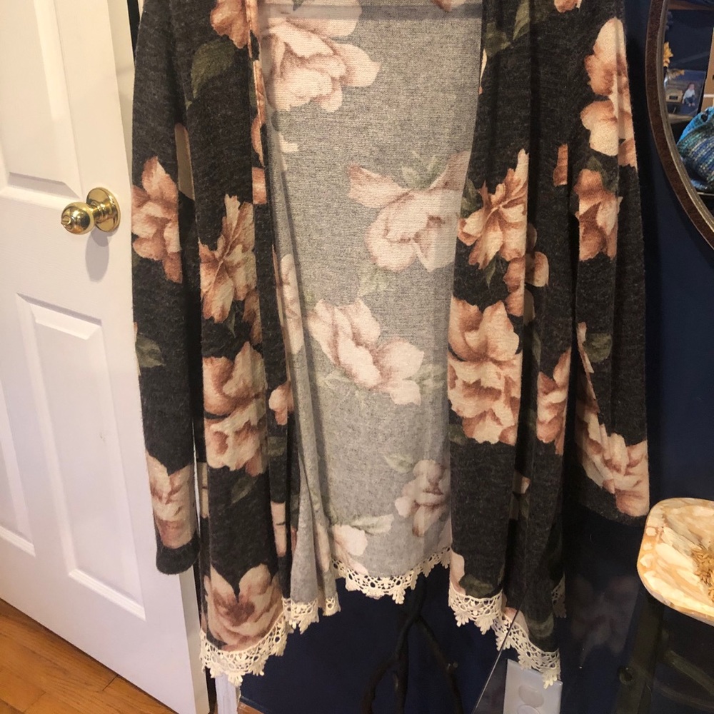 pinkblush kimono cardigan